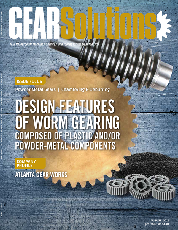 Gear Solutions Magazine Profile on Atlanta Gear Works Atlanta Gear Works
